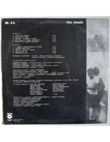 Obywatel G.C. - Stan strachu