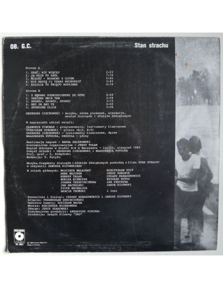 Obywatel G.C. - Stan strachu