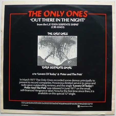 Only Ones, The - Out There In The Night