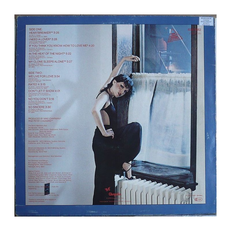 Pat Benatar - In the heart of the night
