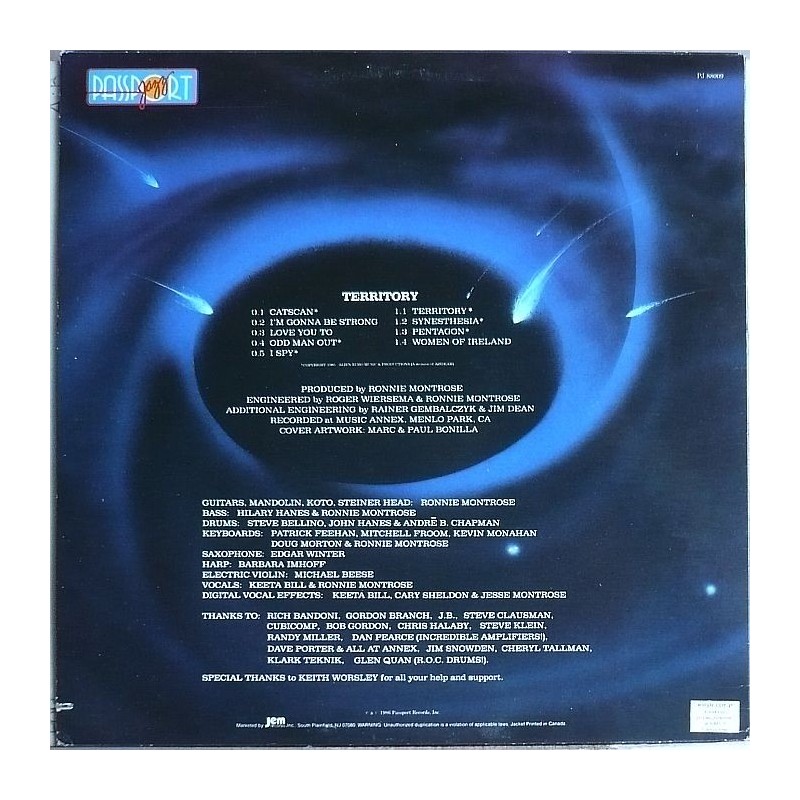 Ronnie Montrose - Territory