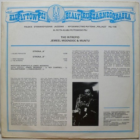 Jemeel Moondoc & Mantu - The Intrepid - Live In Poland