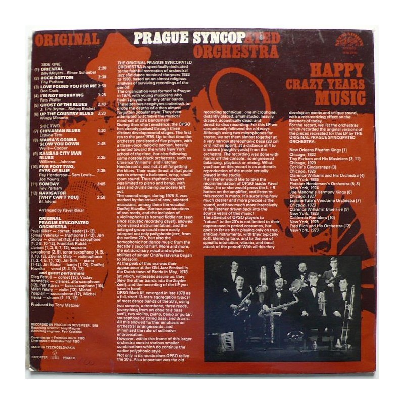 Original Prague Syncoped Orchestra - Crazy...