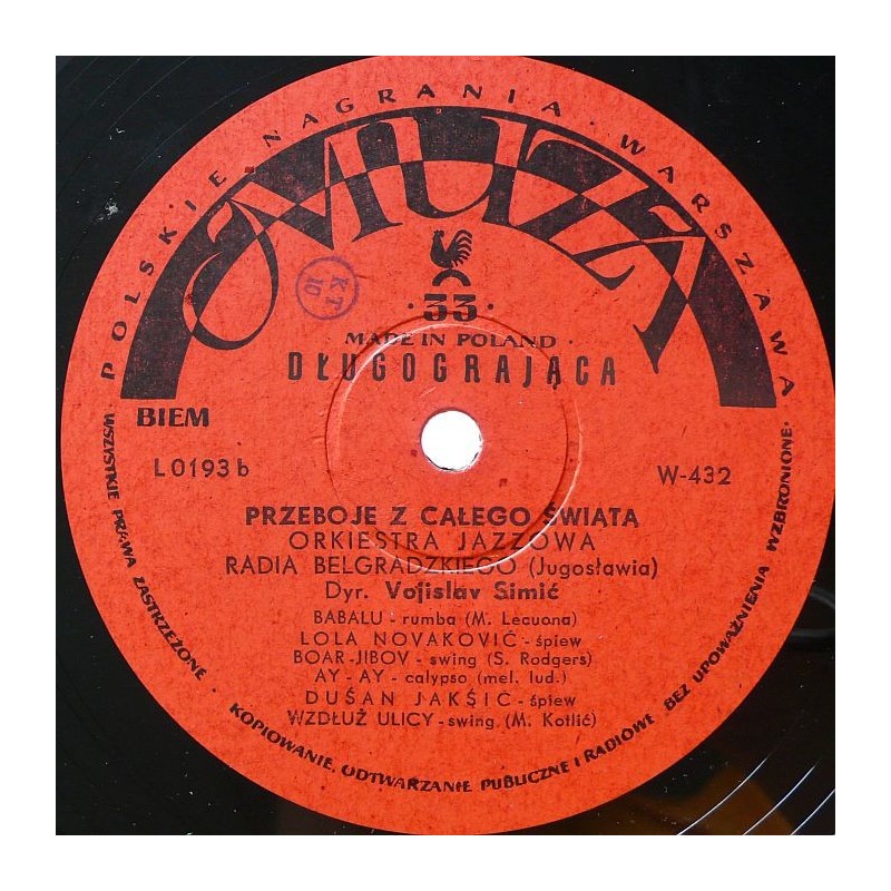 Orkiestra Jazzowa Radia Belgradzkiego -...