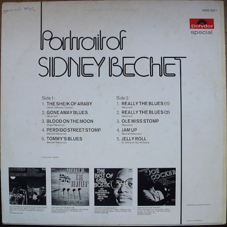 Sidney Bechet - Portrait of