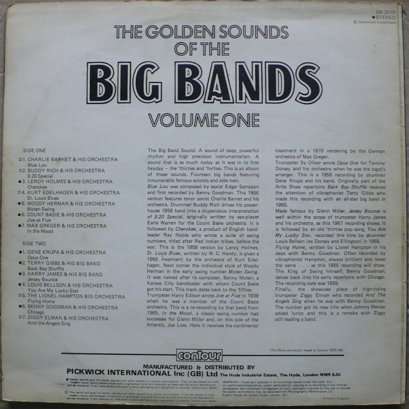 Składanka - The Golden Sounds Of the Big Bands...