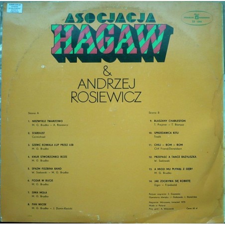 Asocjacja Hagaw oraz A. Rosiewicz -