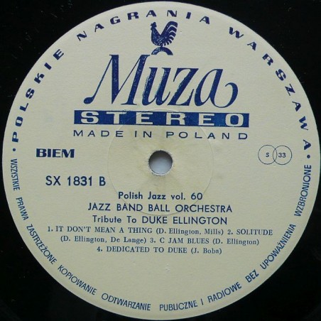 Jazz Band Ball Orchestra - Tribute To Duke Ellington (polish jazz vol.60)