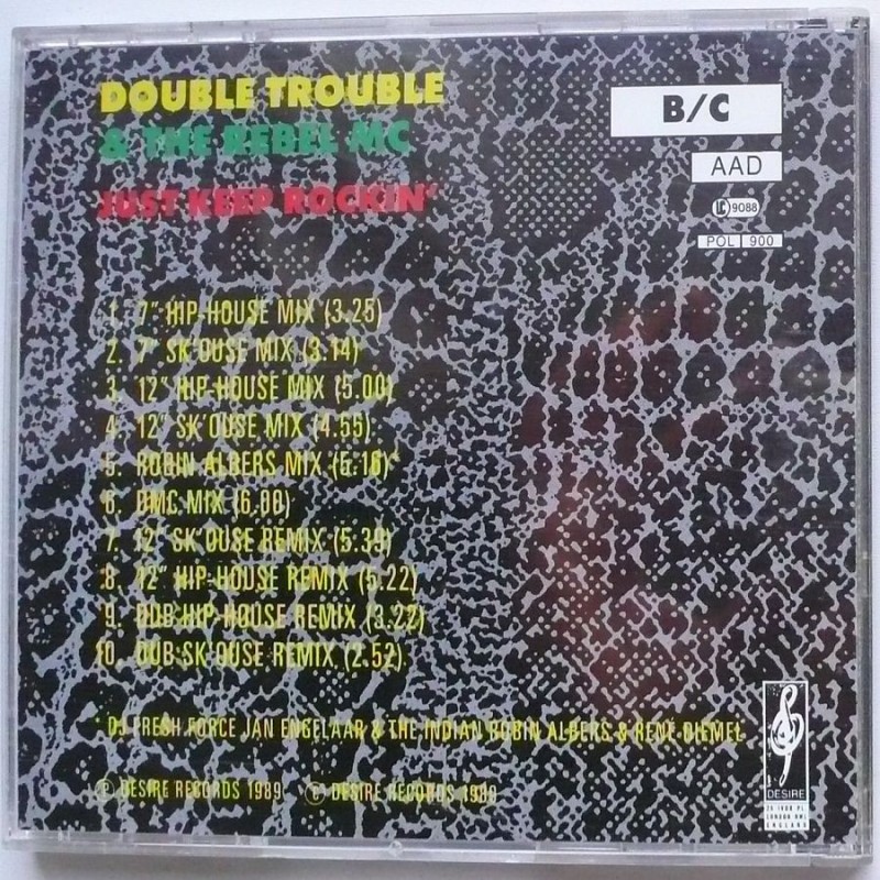 Double Trouble & The Rebel MC - Just Keep...