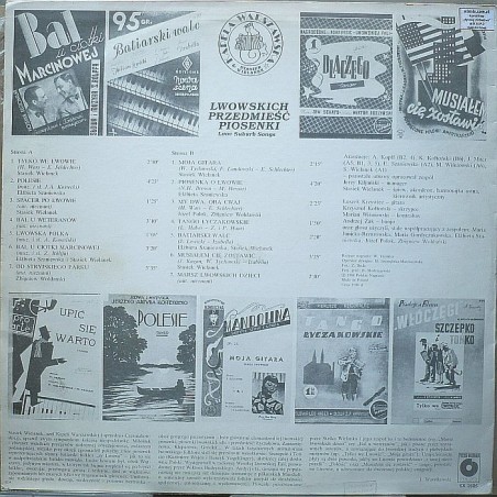 Wielanek Stanisław i Kapela Warszawska - Lwowskich przedmieść piosenki