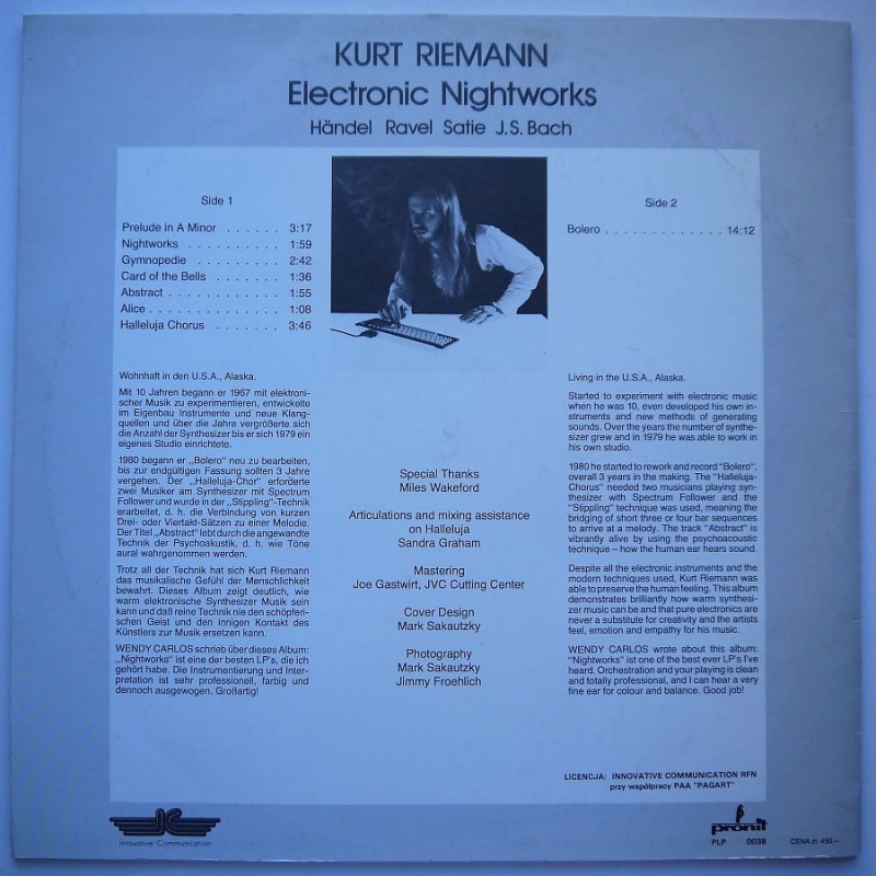 Kurt Reimann - Electronic Nightworks