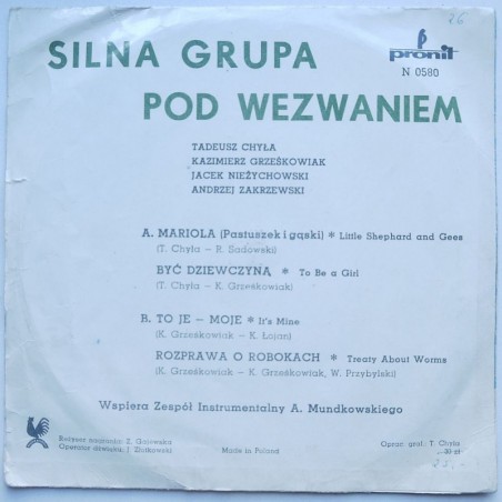 Silna grupa pod wezwaniem - Mariola (pastuszek i gąski)
