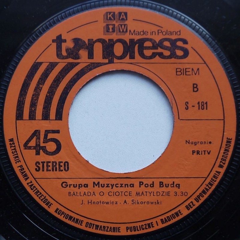 Pod budą - Bardzo smutna piosenka retro