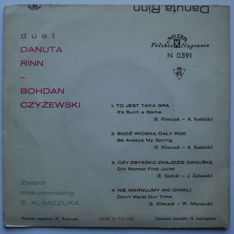 Rinn D. Czyżewski B. - To jest taka gra