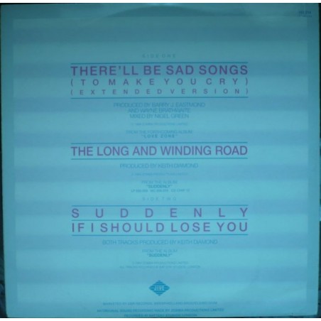 Billy Ocean - There'll Be Sad Songs (To Make You Cry)(12”)