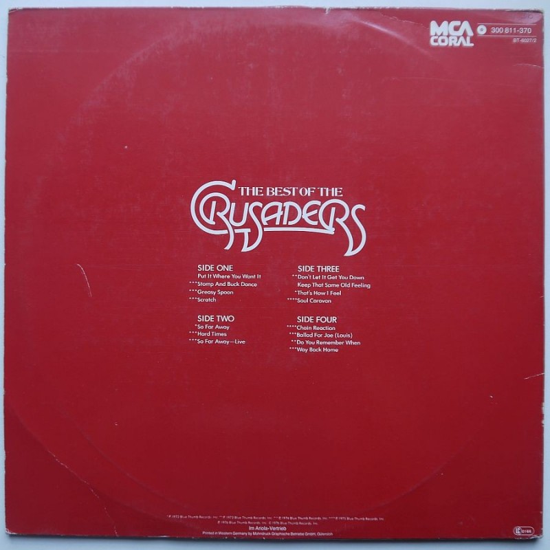 Crusaders - The Best Of The Ceusaders (2lp)