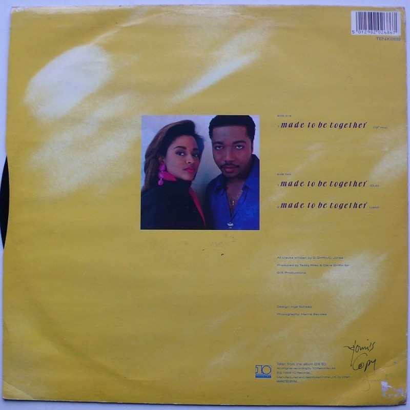 Deja - Made To Be Together (12”)