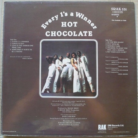 Hot Chocolate - Every 1's a Winner