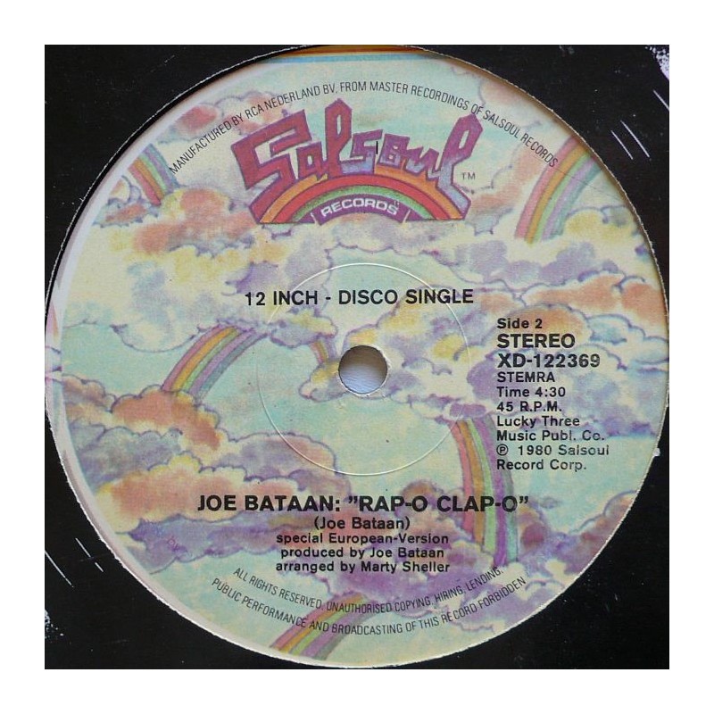 Joe Bataan - Rap-o Clapo (12”)