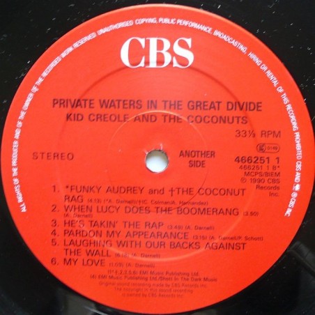Kid Creole And The Coconuts - Private Waters In The Great Divide (brak okladki)