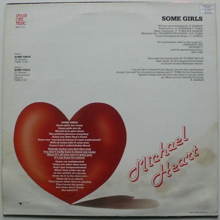 Michael Heart - Some Girls (12”)