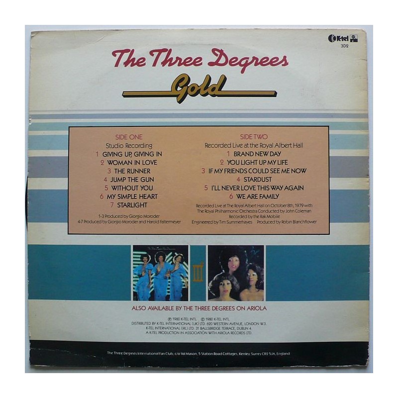 Three Degrees, The - Gold