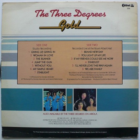 Three Degrees, The - Gold