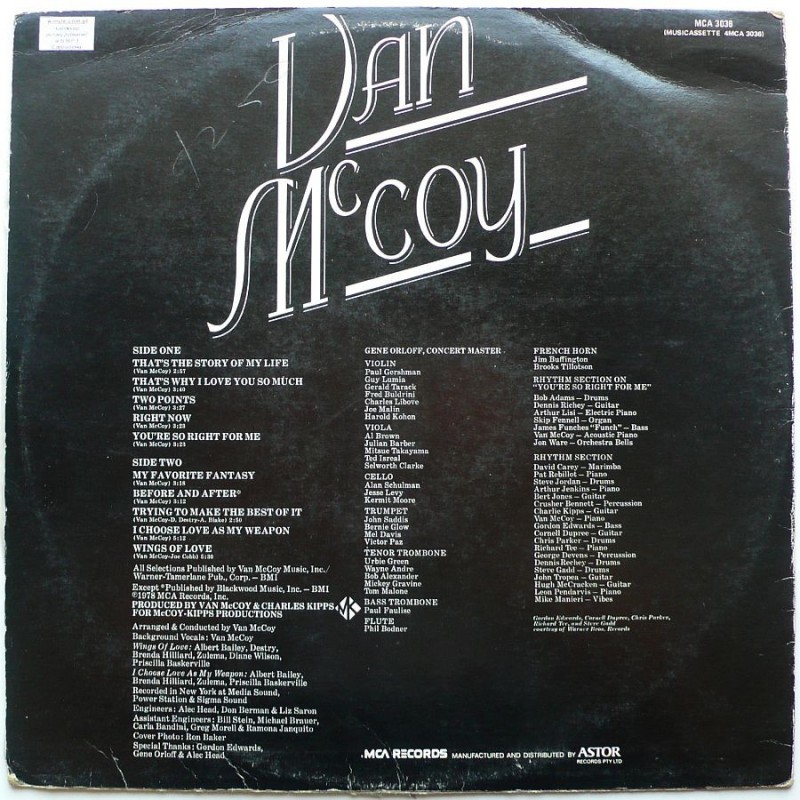 Van McCoy - My Favorite Fantasy