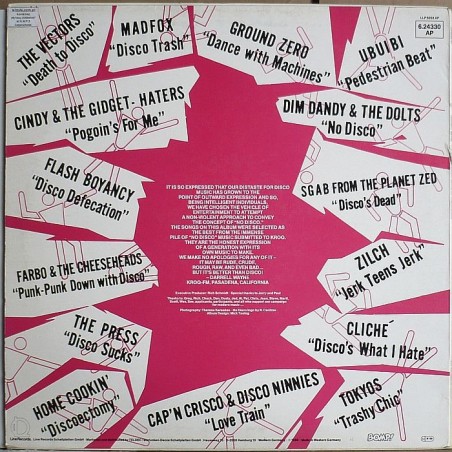 Składanka - Darrel Wayne – No Disco Album